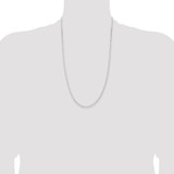 Sterling Silver 2.3mm Beveled Curb Chain - QF-752DFB06-9348