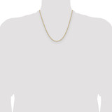 14k 3.0mm Solid Beveled Paperclip Chain - PE-CD2544A8-9833