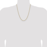 14k 3.0mm Solid Beveled Paperclip Chain - PE-F265D8FD-5167