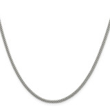 Sterling Silver 2.4mm Corona Chain - QF-2CCD340E-3341