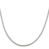 Sterling Silver 2.55mm D/C Square Franco Chain - QQ-03B7C8A4-5760