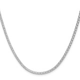Sterling Silver 2.5mm 8 Sided D/C Double Spiga Chain - QD-19FDE035-8027