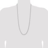 Sterling Silver 2.5mm 8 Sided D/C Double Spiga Chain - QD-9E2294E7-6128