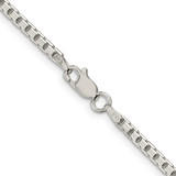 Sterling Silver 2.5mm 8 Sided Diamond-cut Box Chain - QB-B9C05D93-1583