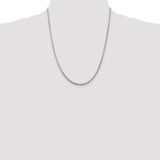 Sterling Silver 2.5mm Diamond-cut Rope Chain - QD-9A66B3E6-1017