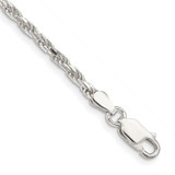 Sterling Silver 2.5mm Diamond-cut Rope Chain - QD-FAE7880C-1648