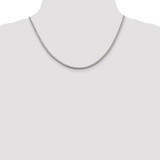 Sterling Silver 2.5mm Diamond-cut Round Franco Chain - QF-3E24F4FC-9618
