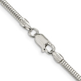 Sterling Silver 2.5mm Diamond-cut Snake Chain - QF-A1F5B62E-1629