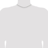 Sterling Silver 2.5mm Figaro Chain - QF-09DF24EF-3440