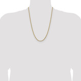 14k 3.25mm D/C French Link Chain - PE-CDAC80FE-1091