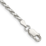 Sterling Silver 2.5mm Flat Rope Chain - QF-7B9A27F4-9771