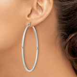 Sterling Silver 2.5mm Round Hoop Earrings - QE-D428DFEF-6204