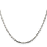 Sterling Silver 2.5mm Round Snake Chain - QS-9B974654-1003