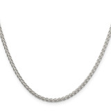 Sterling Silver 2.5mm Round Spiga Chain - QS-FA6FD20A-2624