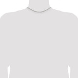 Sterling Silver 2.5mm Singapore w/ Beads Chain - QF-B9A3E19D-2935