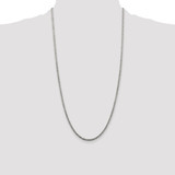 Sterling Silver 2.5mm Solid Rope Chain - QD-EBC2D48B-3871