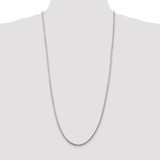 Sterling Silver 2.75mm Diamond-cut Rope Chain - QD-0005CE54-7684