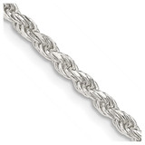 Sterling Silver 2.75mm Diamond-cut Rope Chain - QD-2B243F0D-2717