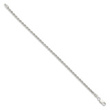 Sterling Silver 2.75mm Diamond-cut Rope Chain - QD-FD71AFED-1782