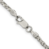 Sterling Silver 2.75mm Diamond-cut Spiga Chain - QD-A86B67CC-3027