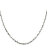 Sterling Silver 2.75mm Diamond-cut Spiga Chain - QD-AAE0AE95-3171