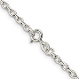 Sterling Silver 2.75mm Oval Fancy Rolo Chain - QF-F0641E7D-1167