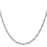 Sterling Silver 2.85mm Figaro Chain - QF-CAE4E445-9178