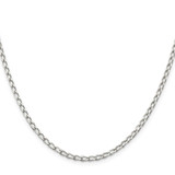 Sterling Silver 2.8mm Open Elongated Link Chain - QL-F649ECFC-4108