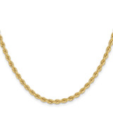 14k 3.3mm Regular Rope Chain - 02-B6505E19-1391