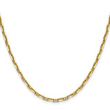 14k 3.5mm D/C Mariner Anchor Chain - MA-07277E79-2116