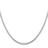 Sterling Silver 2mm 8 Sided Diamond-cut Box Chain - QB-6AC24917-1218