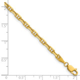14k 3.5mm D/C Mariner Anchor Chain - MA-6410A221-4635