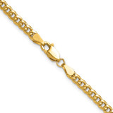 14k 3.5mm Semi-Solid Miami Cuban Chain - BC-2B49295D-5254