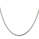 Sterling Silver 2mm D/C Square Franco Chain - QQ-93732D01-3692