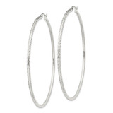 Sterling Silver 2mm Diamond Cut Hoop Earrings - QE-A3CE66FB-6288
