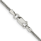 Sterling Silver 2mm Diamond-cut Round Franco Chain - QF-16DA1351-9441