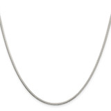 Sterling Silver 2mm Diamond-cut Snake Chain - QF-790EC2E2-3388
