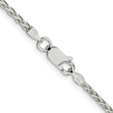 Sterling Silver 2mm Diamond-cut Spiga Chain - QD-345561D0-3413