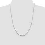 Sterling Silver 2mm Flat Link Cable Chain - QF-E9D8A53A-6512