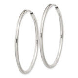 Sterling Silver 2mm Hoop Earrings - QE-7252EFB4-6716