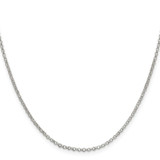 Sterling Silver 2mm Rolo Chain - QF-27EA6DE3-2980