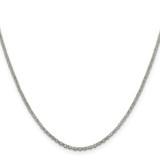 Sterling Silver 2mm Rolo Chain - QF-72389236-8072
