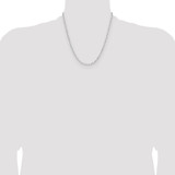 Sterling Silver 3.15mm D/C Forzantine Chain - QD-C7BA38E9-3578