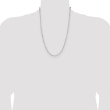 Sterling Silver 3.1mm D/C Paperclip Chain - QD-5AE4AD75-1175