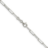 Sterling Silver 3.1mm D/C Paperclip Chain - QD-8970F9F5-9387