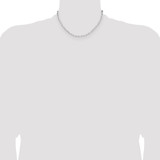 Sterling Silver 3.1mm D/C Paperclip Chain - QD-8970F9F5-9387