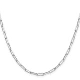 Sterling Silver 3.1mm D/C Paperclip Chain - QD-F1333BF3-1239