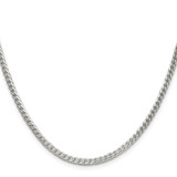 Sterling Silver 3.1mm D/C Square Franco Chain - QQ-21E0450F-6250