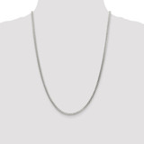 Sterling Silver 3.1mm D/C Square Franco Chain - QQ-83B5D4DD-8422