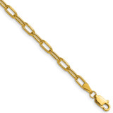 14k 3.7mm Semi-Solid Beveled Paperclip Chain - BC-425F90AD-1779